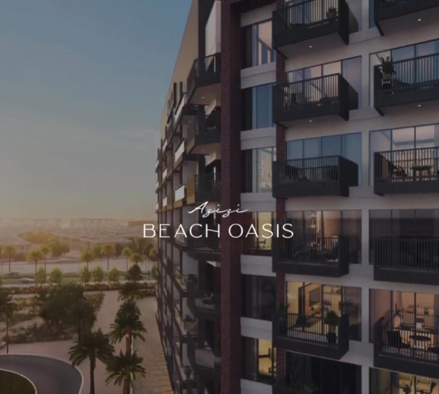 Azizi Beach Oasis Dubai property reel edited by Anirika